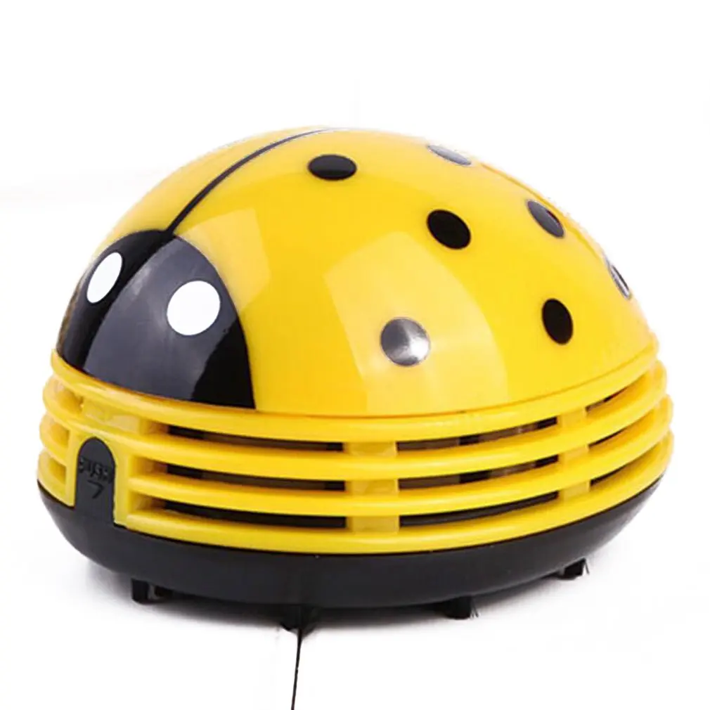 

Table Dust Vaccum Cleaner Ladybug Shaped Portable Corner Desk Vaccum Cleaner Mini Cute Vacuum Cleaner Dust Sweeper