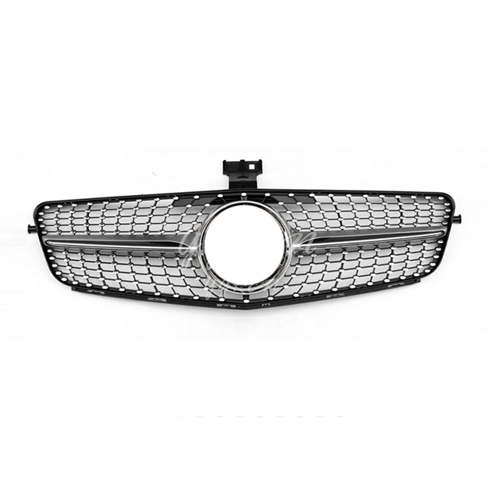 Передняя решетка подходит для Mercedes Benz C Class W204 C180 C200 C230 C300 C260 2008- Замена гоночных Грилей