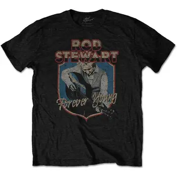 

Rod Stewart Forever Young Shield Official Tee T-Shirt Mens