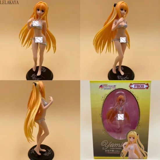 22 см аниме To Love Ru сексуальные девушки ЕВА Ями белый купальник бикини Золотая тьма вер. 1/10 Масштаб Окрашенные ПВХ Фигурки игрушки