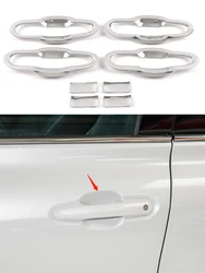 Couvercle de garniture de bol de porte, cadre de décoration, accessoires intérieurs en Chrome ABS pour Toyota Highlander 2020 2021 2022 