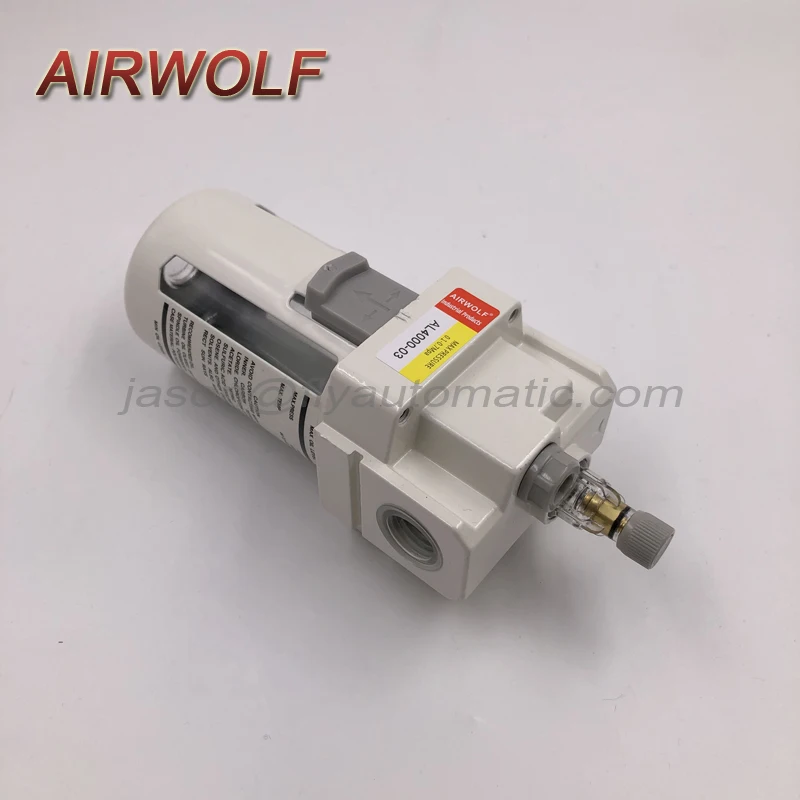 AIRWOLF источник очистки воздуха блок пневматический лубрикатор AL4000-03 3/8 дюймов AL4000-04 1/2 дюймов smc тип водяного масла лубрикатор воздуха