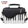 Cute Piano Pattern Fashion PU Leather Casual Ladies Handbag Shoulder Bag Crossbody Messenger Bag Pouch Totes Women's Flap bolsas ► Photo 1/6