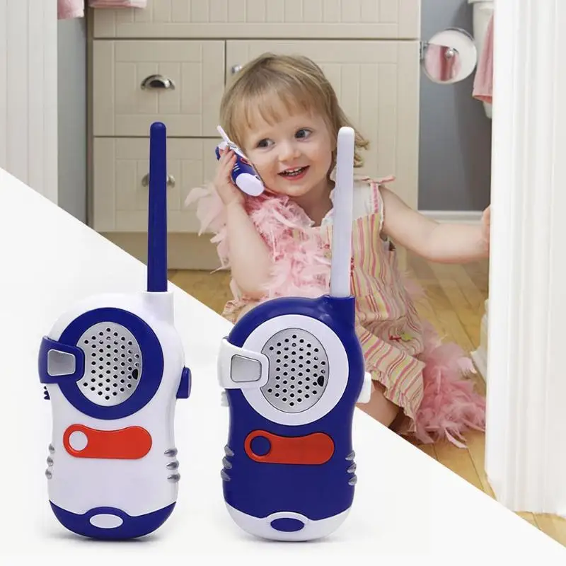 2 шт. электронный иди и болтай Walkie игрушечные рации на открытом воздухе родитель-ребенок интерактивные игры