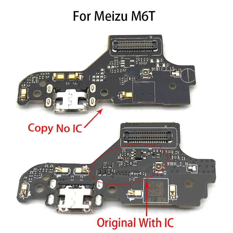 

Orignal For Meizu M6T 6T USB Charger Dock Connector Charging Port Microphone Flex Cable Replacement Parts