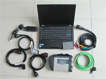 

V2019.12 Software ssd in t410 pc for Mb Star C4 Diagnosis SD Connect C4 Multiplexer with Full Chip MB Car Diagnostic Scan Tool