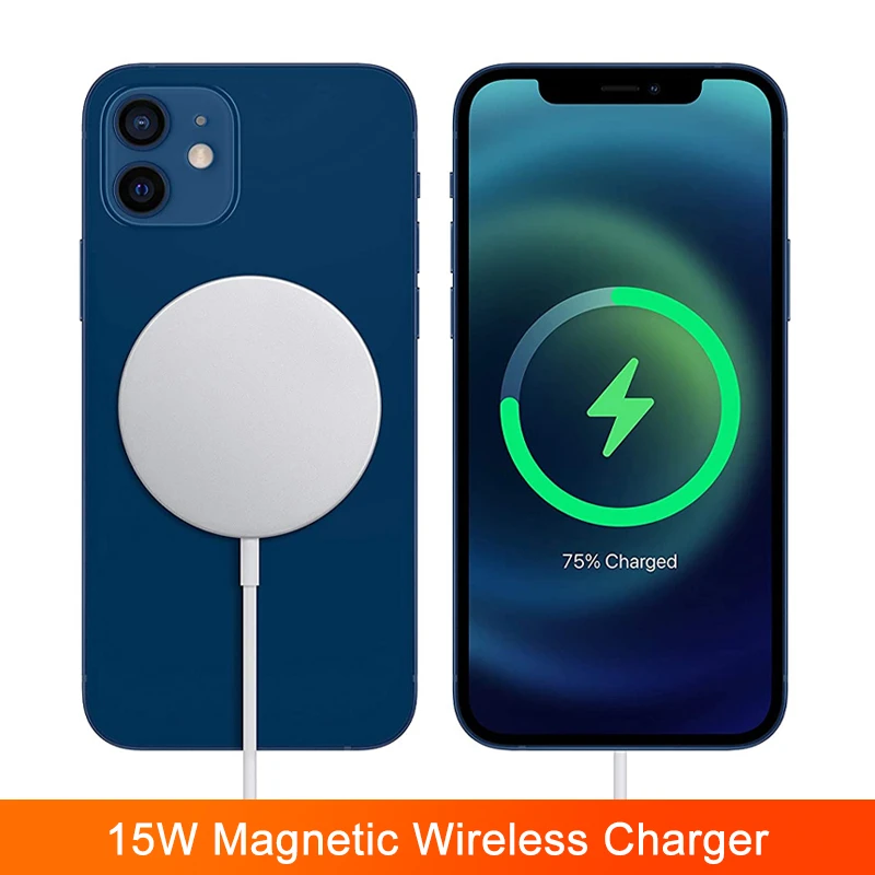 power bank portable charger NEW 15W Magnetic Qi Wireless Charger For Apple iPhone 13 12 Pro Max Mini Accessories Charging Station For Airpods 3rd wireless power bank for iphone