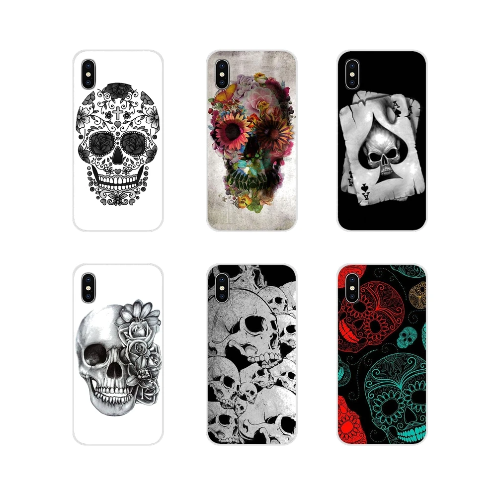 Мягкий чехол для Oneplus 3T 5T 6T Nokia 2 3 5 6 8 9 230 3310 1 7 Plus 2017 2018 новый рисунок черепа крутой