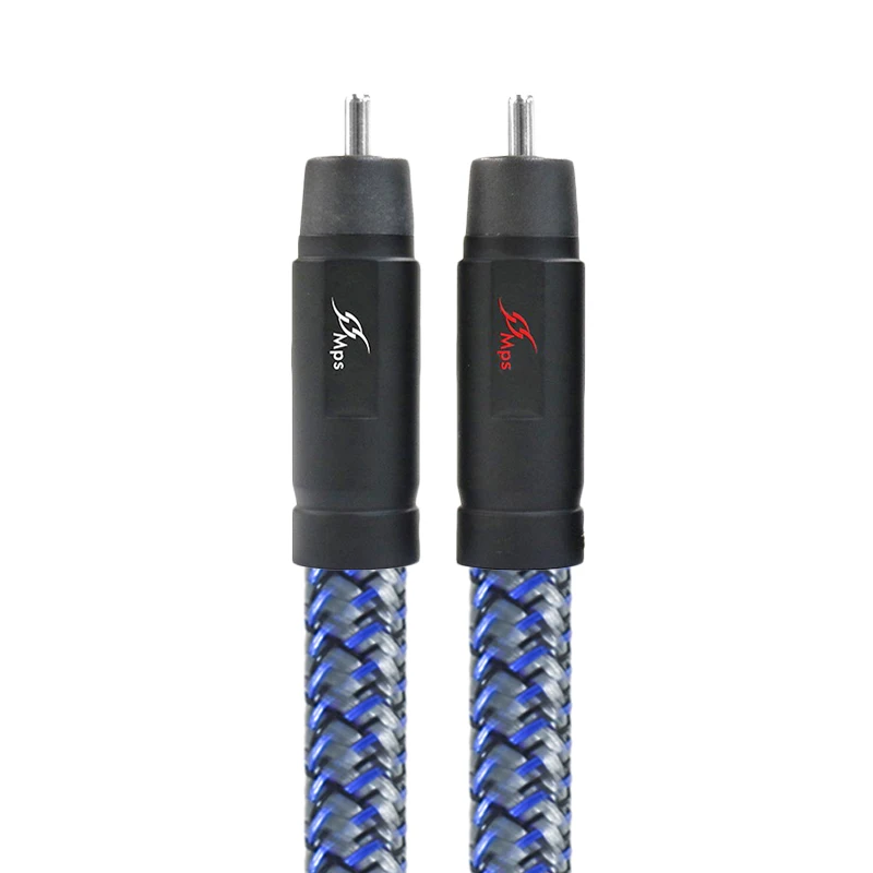 대만 MPS SGP-248R 99.99997% OCC 스퀘어 구리 + 은도금 OCC 스퀘어 구리 HIFI 오디오 앰프 RCA 신호 케이블