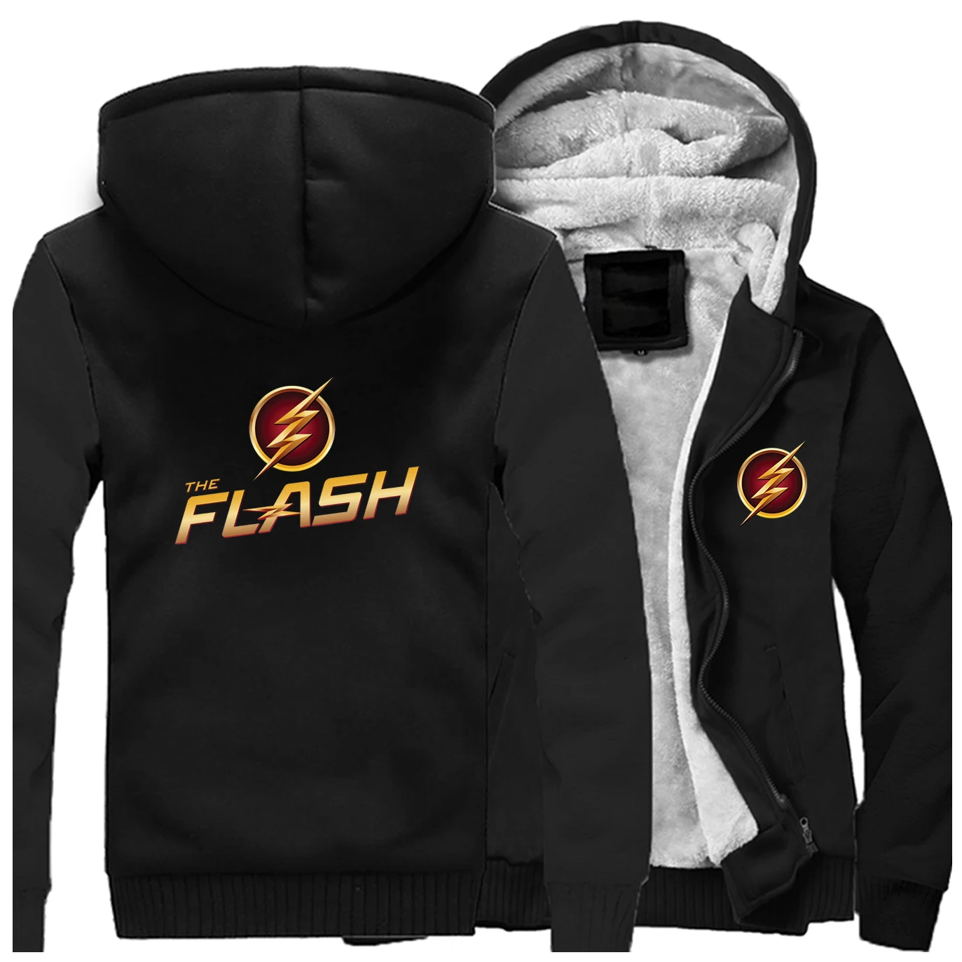 The Flash зимние толстовки The Big Bang Theory мужские толстовки реглан уличная одежда хип хоп модное пальто толстая теплая одежда