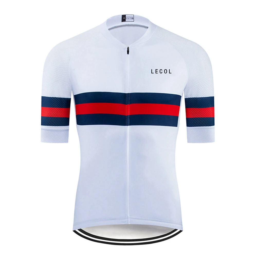 2020 LECOL Pro team Summer Jerseys Bike Shirt Mens Cycling Jersey Ciclismo Bicicleta Sportswear Maillot Ciclismo Breathable