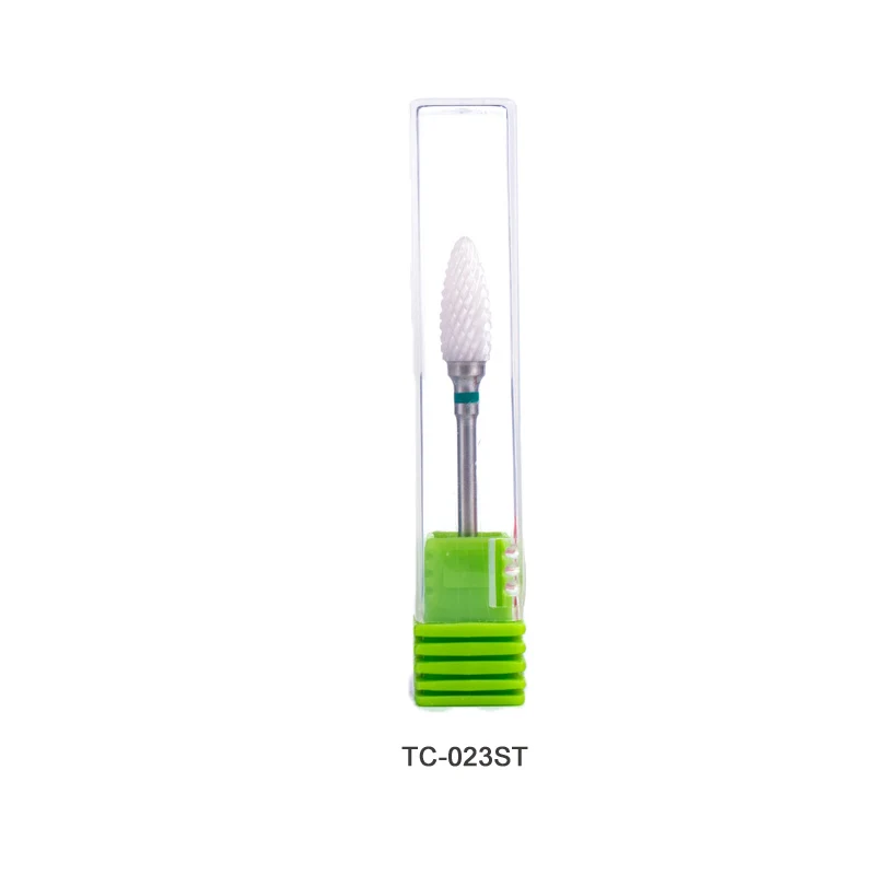 TC-023ST Milling Cutter For Manicure Ceramic Nail Drill Bits Set Electric Nail Drill Machine Manicure Nail Accessories Nail Files - Цвет: TC-023ST