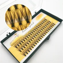 1 большая емкость в коробке 60 кластеров 20D привитые ресницы для наращивания 0,07 мм толстые норковые ресницы натуральный стиль ресницы