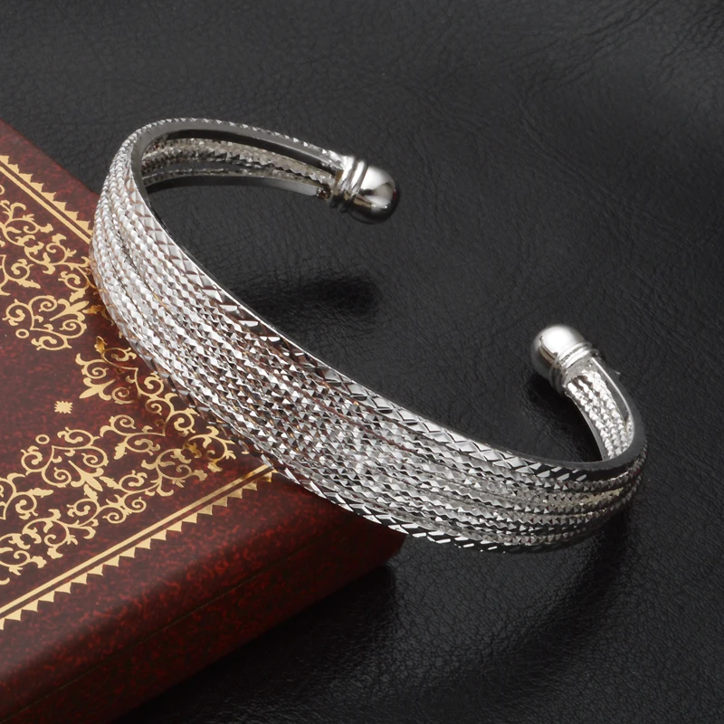 Женские браслеты с открытыми манжетами Pulseira модные ювелирные изделия для женщин