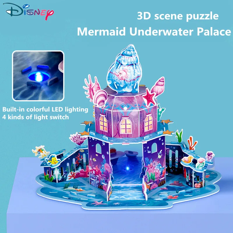 Новый трехмерный пазл Disney в виде сцены мультяшный Анимационный Подарок для детей