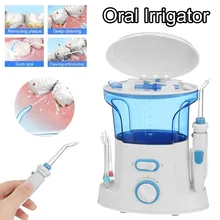 Домашний водный стоматологический Flosser IPX7 водонепроницаемый Электрический ирригатор полости рта уход за зубами Flosser зубная щетка для воды спа с 7 наконечниками