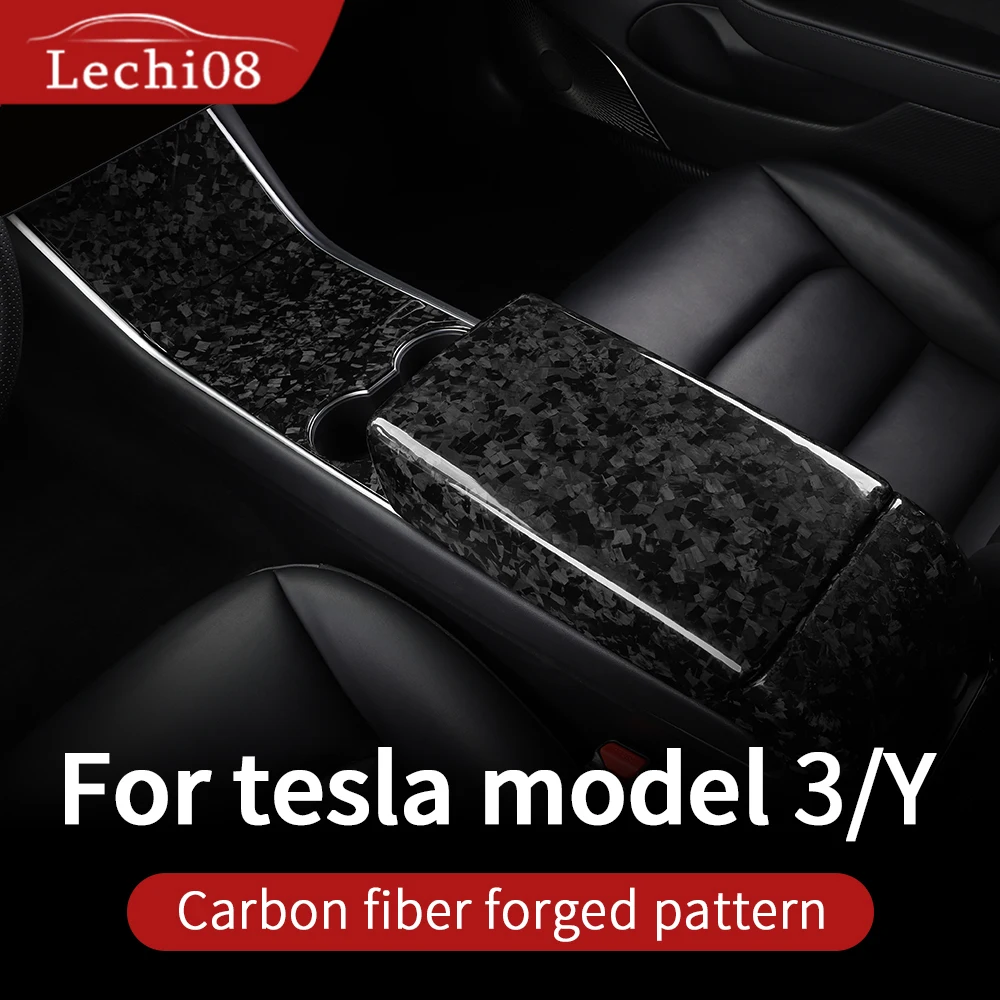 Настоящие кованые Углеродные волокна для Tesla model 3 Аксессуары/автомобильные