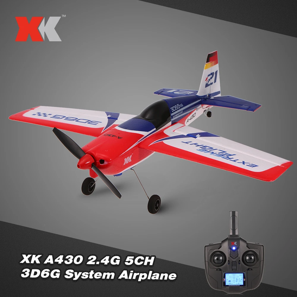 Wltoys XK A430 2,4G 5CH бесщеточный двигатель 3D6G система RC самолет 430 мм размах крыльев EPS самолет совместим S-FHSS RTF самолет