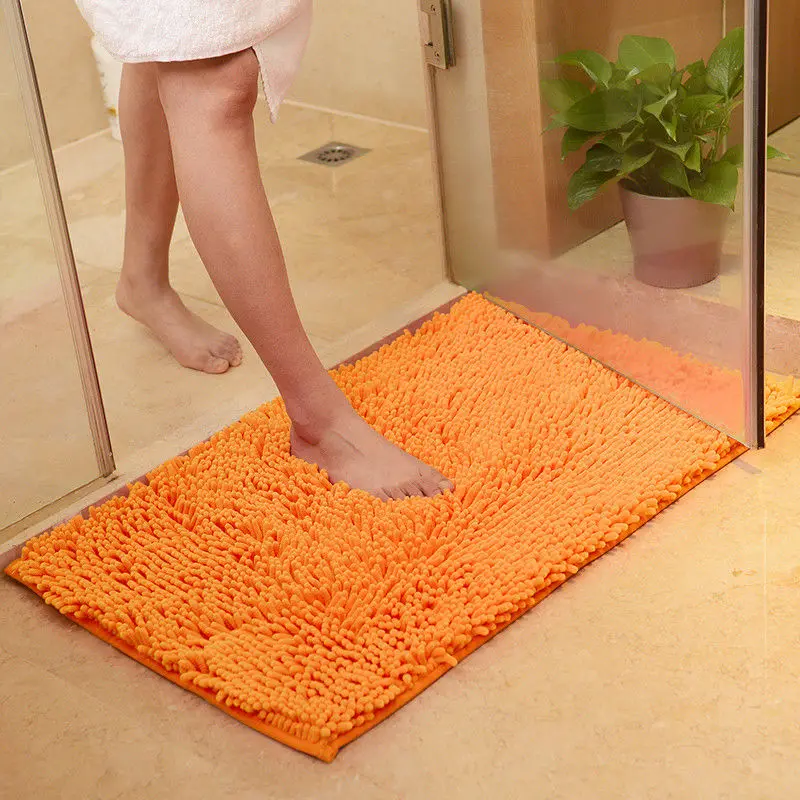 Нескользящий, для ванной коврик для ванной, Tapis Salle de Bain, коврик в ванной, удобный коврик для ванной, большие размеры, коврики для ванной комнаты - Цвет: Orange