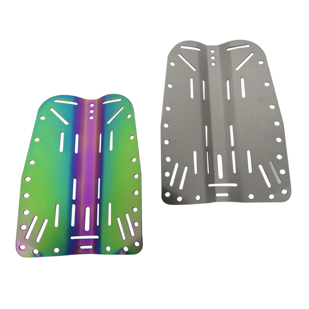 Lightweight Titanium Alloy Dive Backplate Scuba Diving BCD Harness Back Plate Scuba Diving Back Plate for Water Sports 