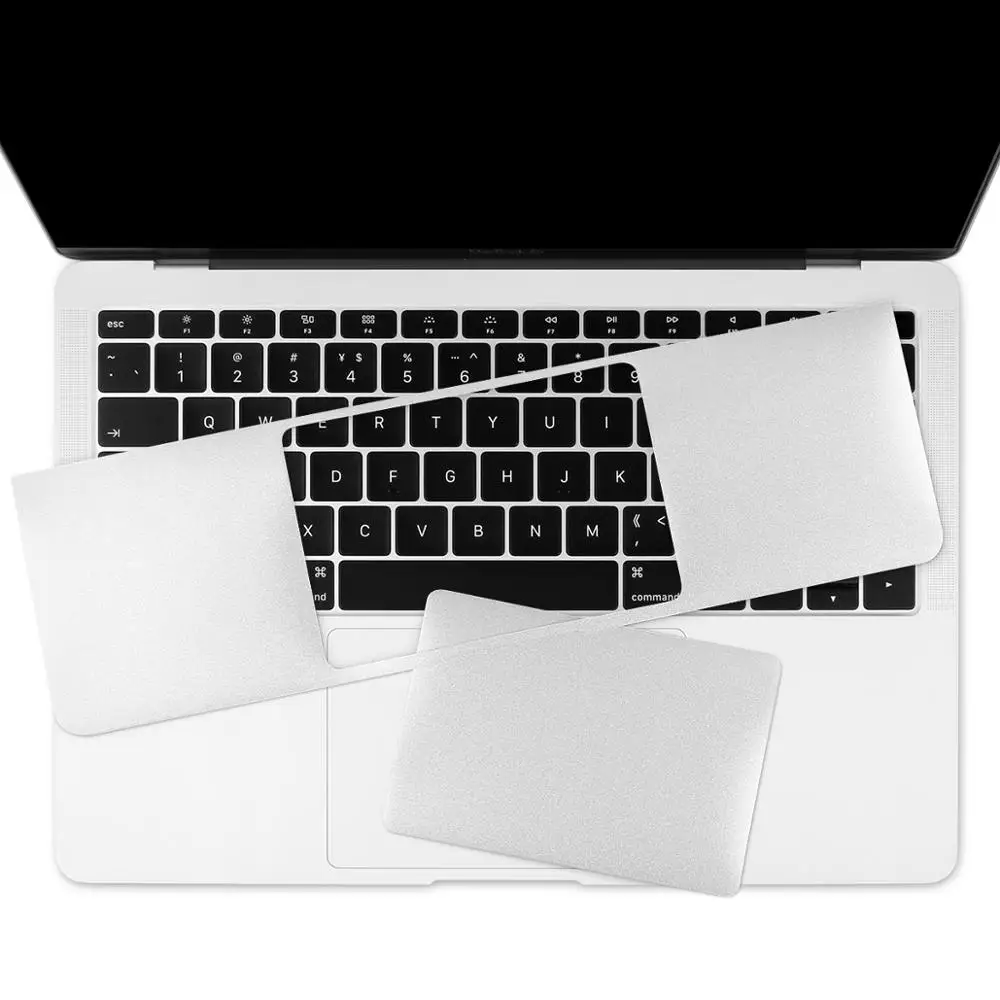 Silver Batianda для нового MacBook Pro retina 13 15 Touch Bar Air 13,3 дюймов защита ладоней чехол с трекпадом Защитная Наклейка Серебро - Цвет: Silver