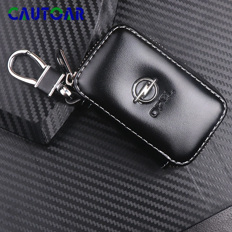 Кожаный чехол для автомобильного ключа Opel Astra J Corsa D Renault Ford Toyota Chevrolet Kia Skoda Volvo