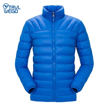 

TRVLWEGO 90% Goose Down Jackets Ultralight 10D Nylon Fabric Outdoor Winter Trekking Camping Climbing Down Coat Men Women Jacket