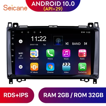 

Seicane RAM 2G Android 10.0 IPS Car GPS Stereo Unit Player For Mercedes Benz B W245 B150/Sprinter 211 CDI 309/ A Class W169 A150