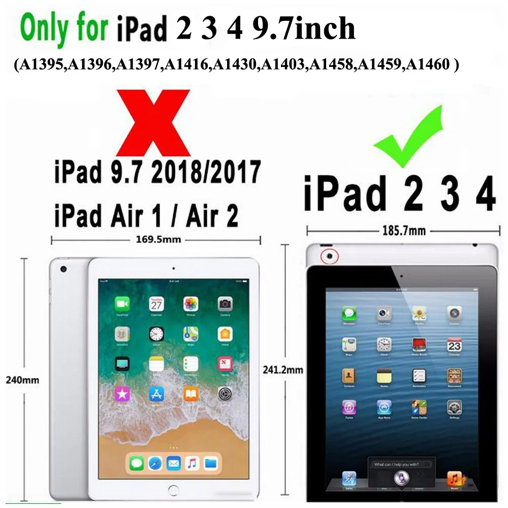 Чехол для iPad 2/3/4 iPad 3 iPad 4 Tablet, сверхмощный Детский защитный жесткий чехол вращающаяся подставка/ручной браслет+ плечевой ремень