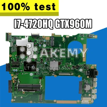 

GTX950M/GTX960M G771JW Motherboard with i7-4720HQ For Asus ROG G771JW G771JM G771JK G771J Laptop Mainboard Motherboard