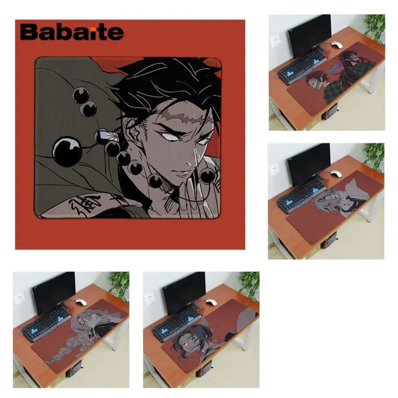 Babaite, высокое качество, Demon Slayer Kimetsu no Yaiba, большой коврик для мыши, компьютерный коврик,, большой коврик для мыши, клавиатуры