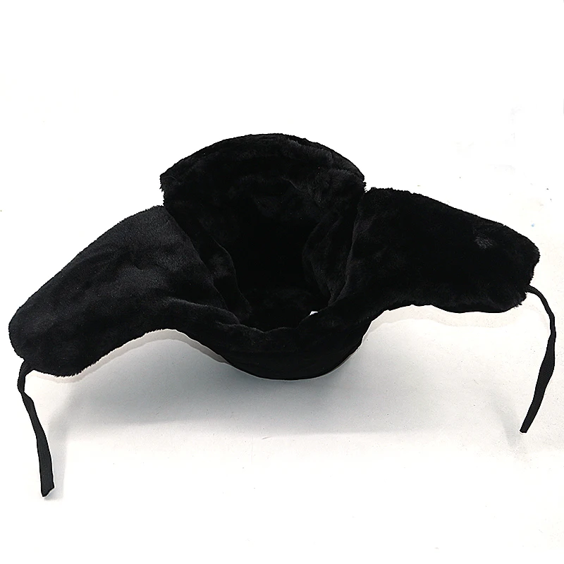 Sovjet Red Star Bomber hat Шапка с толстым мехом внутри РОССИИ СССР холодное ухо защищенные зимние шапки
