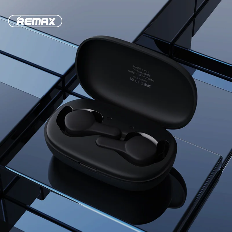 Беспроводная стерео гарнитура remax true с bluetooth 5,0, беспроводная Bluetooth гарнитура, удобная коробка для хранения зарядки