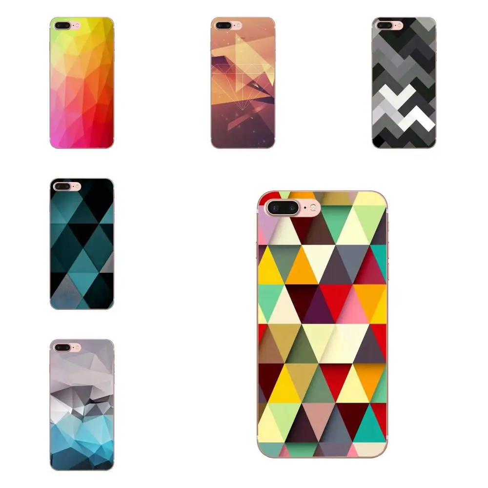 Soft New Fashion For Sony Xperia Z Z1 Z2 Z3 Z3+ Z4 Compact Z5 Plus M2 M4 XA XA1 XZ Premium Geometric Pattern Color | Мобильные