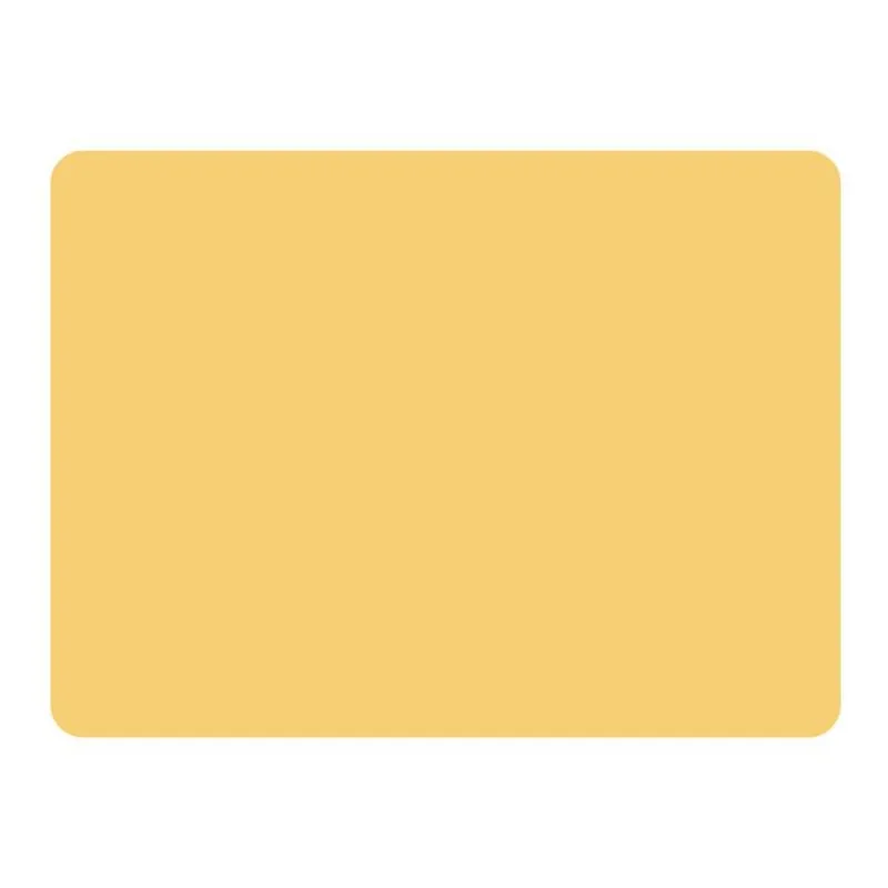 yellow Детские настольные коврики, однотонные Нескользящие Изоляционные Коврики, водонепроницаемые силиконовые подставки для чаши, кухонные принадлежности - Цвет: yellow