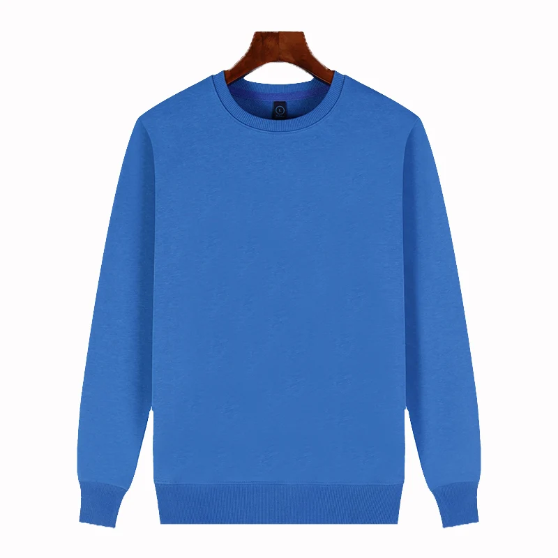 Deep Blue CG303 Женская толстовка с длинными рукавами Harajuku однотонный Свитшот свободные женские повседневные худи и свитшоты спортивный костюм - Цвет: Deep Blue