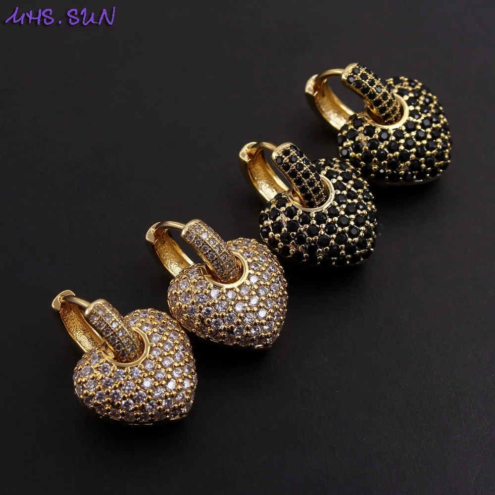 Служба. Солнце рисунок сердечко Серьги кольца для женщин розово красный/синего