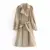 ZA Women 2020 Fashion With Belt Двубортный Тренчкот Винтажный Длинный Рукав Карманы Женская Верхняя Одежда Шикарное Пальто