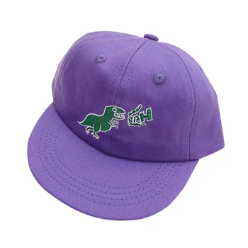 

Boys Girls Children Hats Ball Caps Adjustable Sun Protection Cartoon Dinosaur Embroidery Pattern Casual Visors