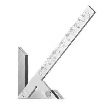 

Centering Square 100*70mm Gaging Center Gauge Tool Round Bar Marking Finder