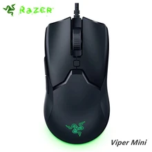 Razer viper mini versão 61 gramas leve computador portátil cabo sinfonia rgb e-sports gaming mouse