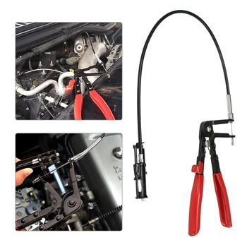 

Car Flexible Hose Clamp Pliers Wire Long Reach Pliers Car Repairs Hose Clamp Removal Hand Tools Auto Vehicle Tools