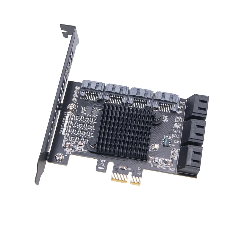 Карта расширения SATA3 PCI-E1X to Sata3.0 карта передачи 6G многопортовая для жесткого диска