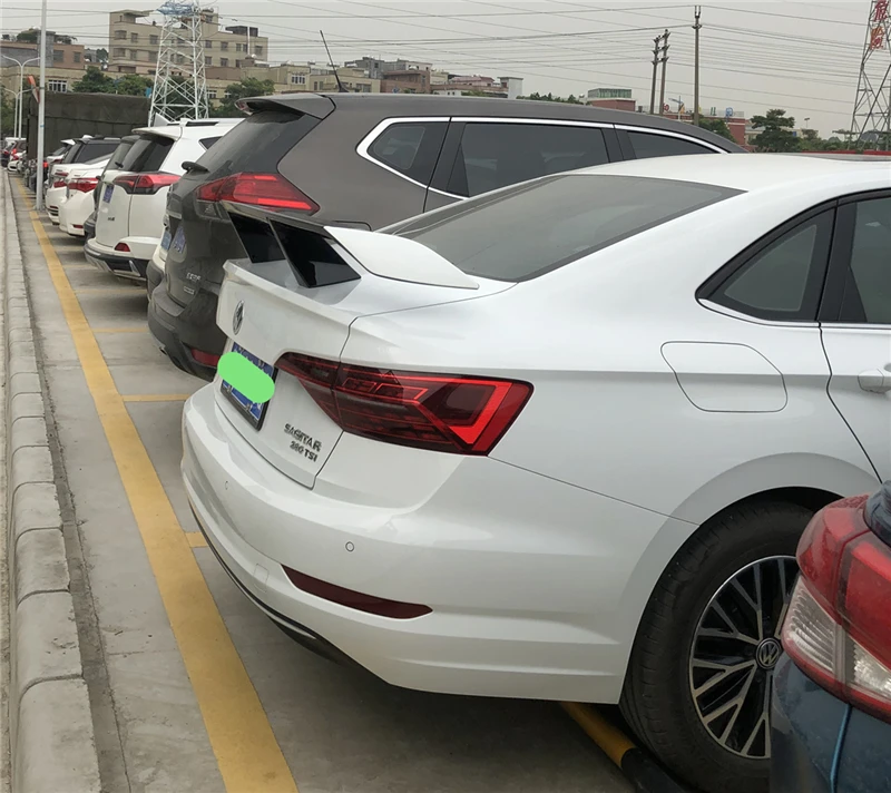 Использовать для Volkswagen спойлер Jetta vw mk7 года ABS пластик Материал заднее крыло EX стиль спортивные аксессуары