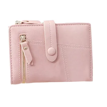 

2020 Women's Wallet Short Wallets Mini Money Purses Multi-layer Compartment Coin Purse Small Fold Female Coin Purse Card Holder
