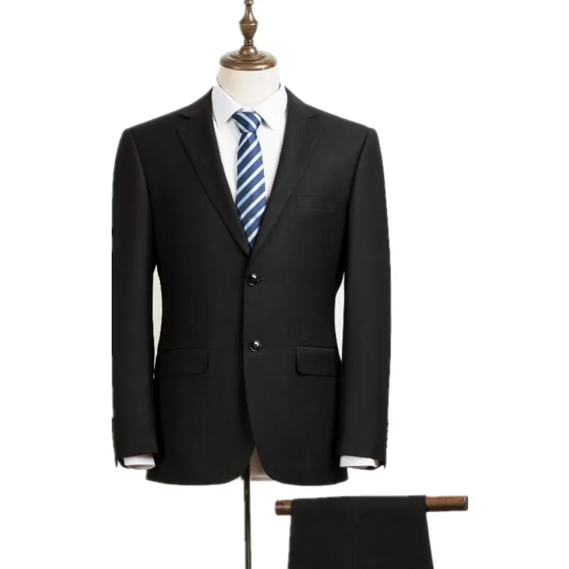 

Men's suit high-end gentleman men's suit 2-piece suit blazer with pants custom made wedding groom best man formal dress