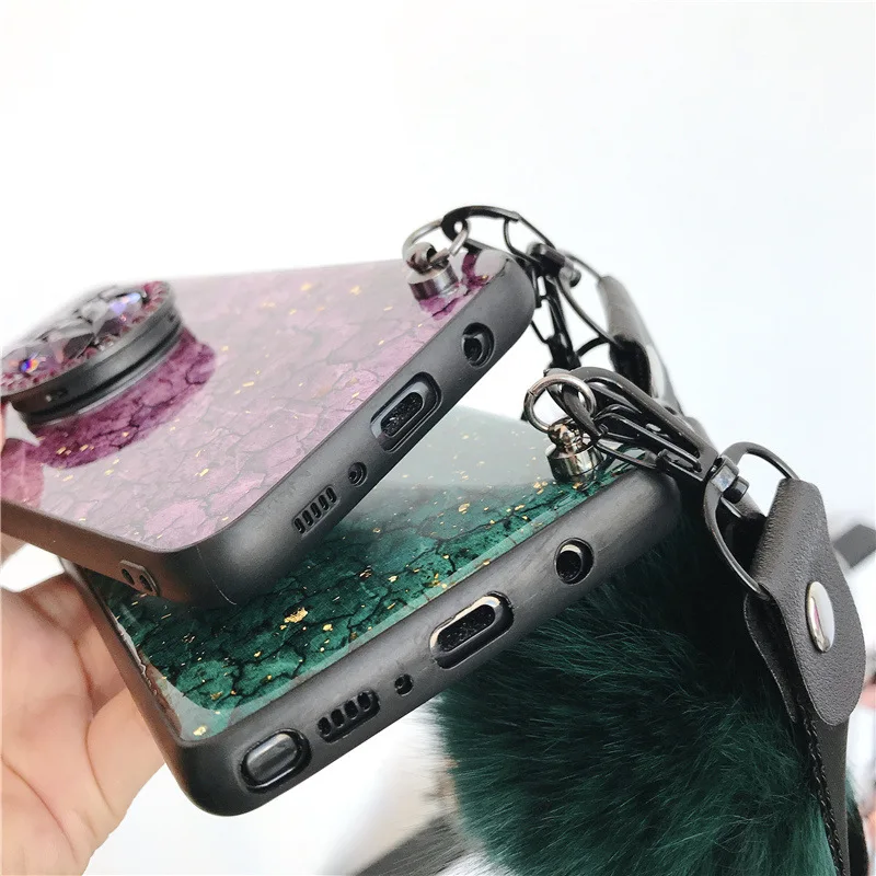 Блестящий Мягкий чехол из ТПУ с золотой фольгой и мрамором для Huawei Y9 Prime 2019 Y7 Y6 Y5 2018