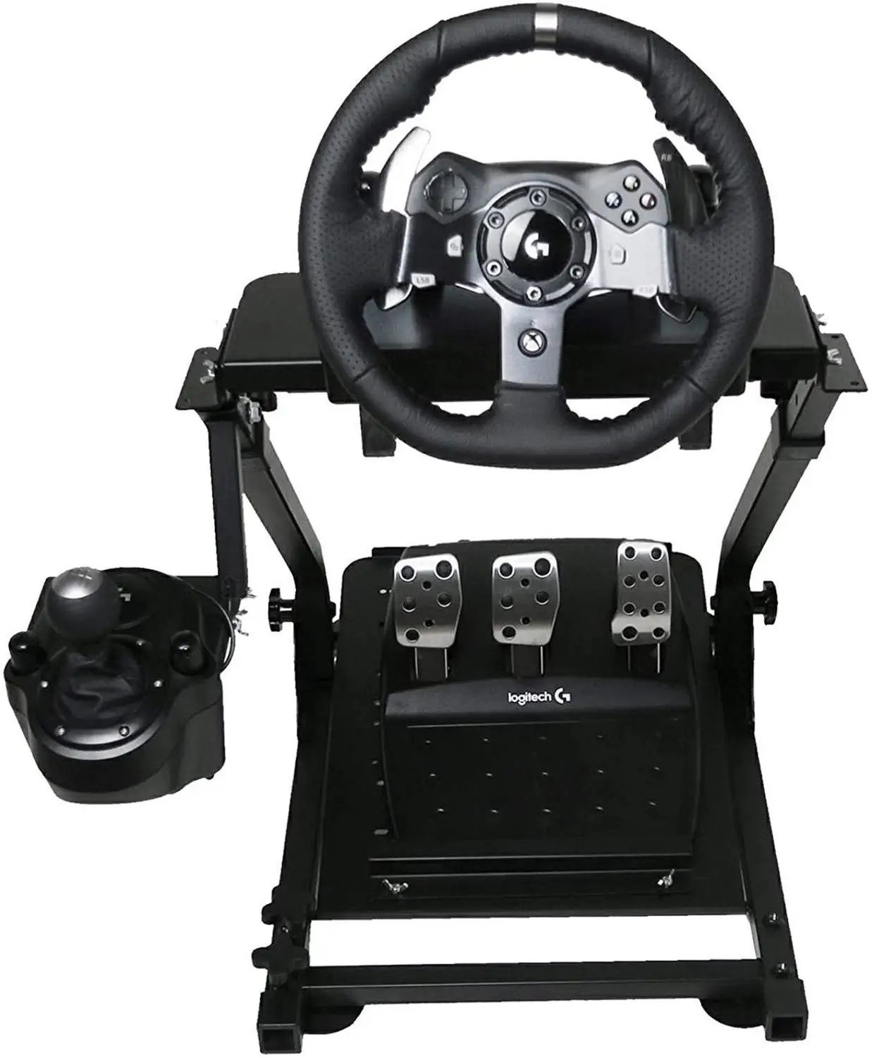 Soporte para Volante de Carreras Best Brose, Altura Ajustable, Compatible  con Logitech G25, G27, G29, G920