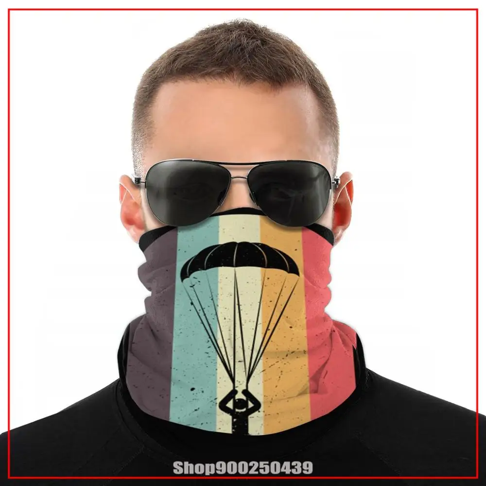 Sky Diving Retro Gift Skydiving Skydiver Face Mask Outdoors Sports