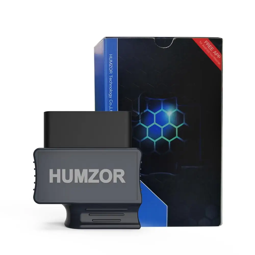 HUMZOR NexzScan OBD2 сканер автомобильный считыватель кодов Bluetooth 4,2 диагностический инструмент для iPhone, iPad и Android PK Bluedriver OBDLink